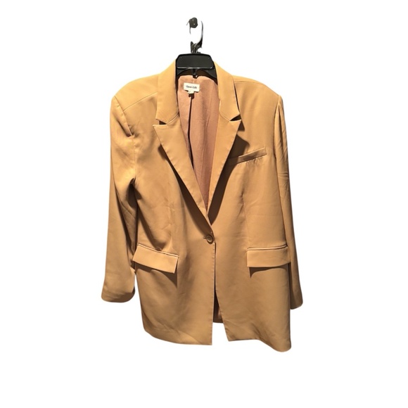 Nordstrom Open Edit Oversize Blazer in Tan Cartouche XL NWT - Picture 1 of 7